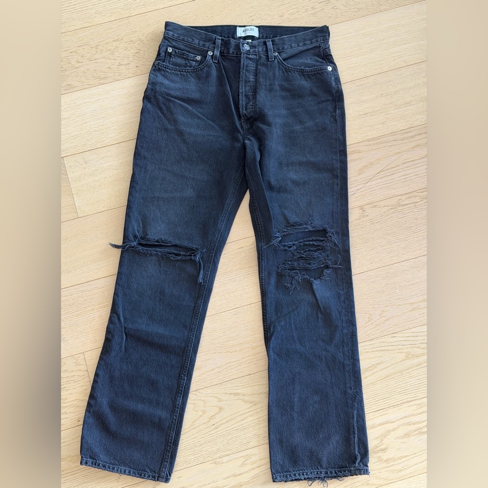 Agolde Charcoal Denim Jeans